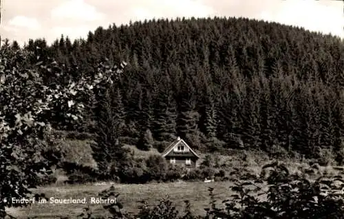 Ak Endorf Sundern Sauerland, Röhrtal, Teilansicht