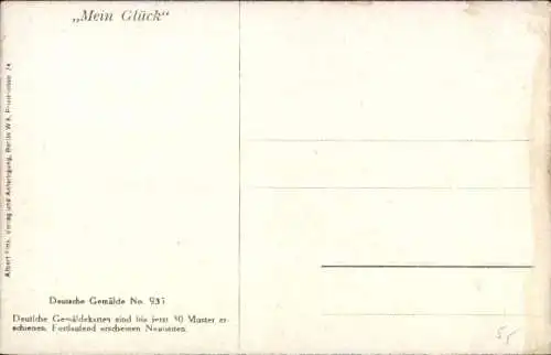 Ak Mein Glück, Frau mit Kind, Porträt