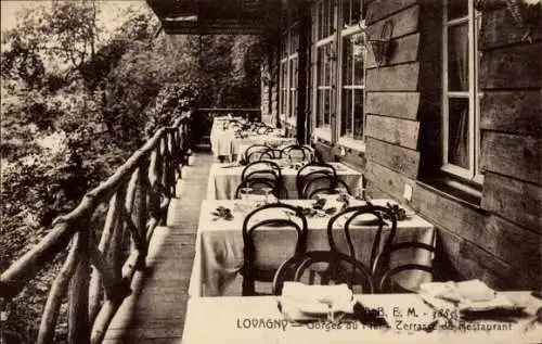 Ak Lovagny Haute Savoie, terasse de Restaurant