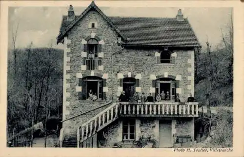 Ak Villefranche sur Saône Rhône, Wohnhaus