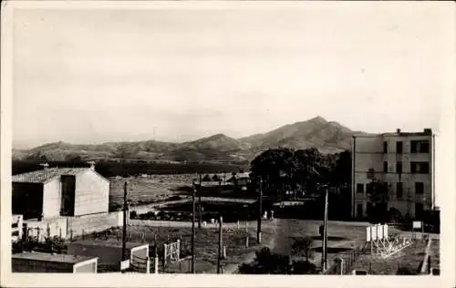 Ak Argelès sur Mer Östliche Pyrenäen, L'Hotel des Pins, Strand, les Albures