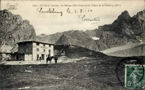 Ak La Vanoise Savoie, Col, le Refuge Felix-Faure, Pointe de la Gliere