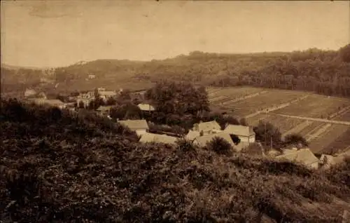 Ak Grandes Dalles Seine Maritime, Gesamtansicht, Nordseite