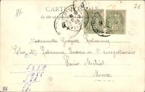 Ak Saint Valery en Caux Seine Maritime, Maison Henri IV