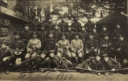 Foto Ak Zwickau in Sachsen, Deutsche Soldaten in Uniformen, Infanterie Regiemtn 133, I WK