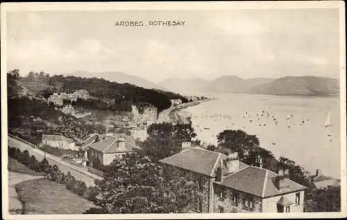 Ak Rothesay Schottland, Ardbeg, Gesamtansicht