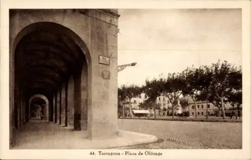 AK Tarragona Katalonien Spanien, Plaza de Olózaga