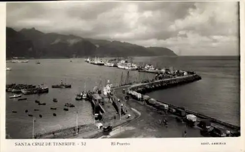 Ak Santa Cruz de Teneriffa Teneriffa Kanarische Inseln Spanien, Hafen