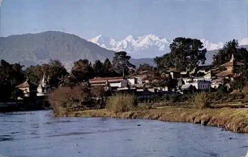 Ak Kathmandu Nepal, Hotel Annapurna, Berge