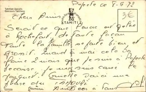 Ak Tahiti Ozeanien, Tänzer