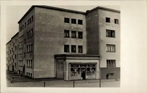 Foto Ak Berlin?, Eckgebäude, Kolonialwarengeschäft, Feinkostgeschäft, Reklameschild Persil