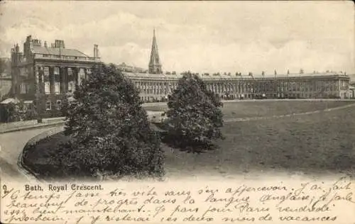 Ak Bath Somerset England, Royal Crescent