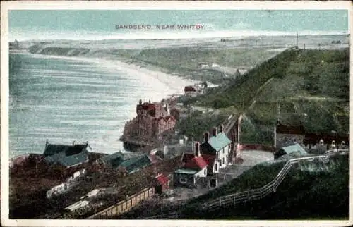 Ak Sandsted Whitby North Yorkshire England, Panorama