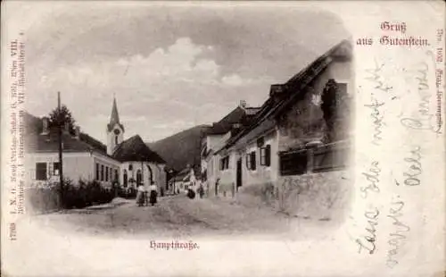 Ak Gutenstein in Niederösterreich, Hauptstraße