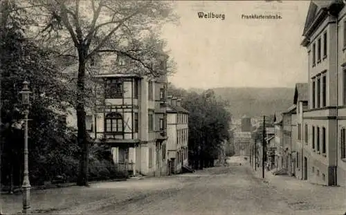 Ak Weilburg an der Lahn Hessen, Frankfurterstraße