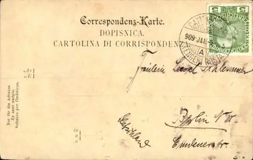 Ak Ragusa Dubrovnik Kroatien, Volkstrachten von Canali