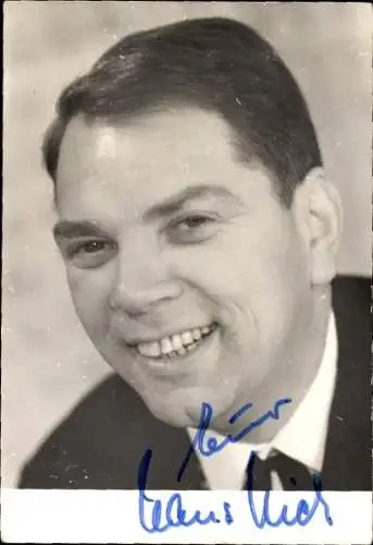 Ak Schauspieler Hans Hick, Portrait, Autogramm