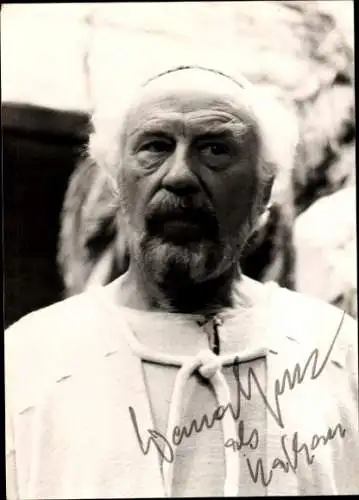 Ak Schauspieler Werner Hinz, Portrait, Autogramm