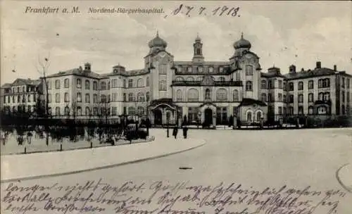 Ak Frankfurt am Main, Nordend-Bürgerhospital