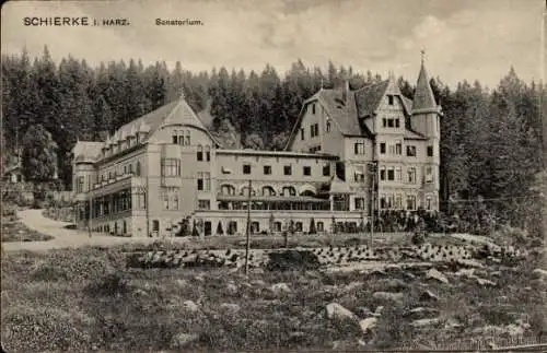 Ak Schierke Wernigerode im Harz, Sanatorium