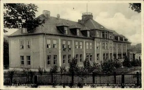 Ak Bad Liebenstein im Thüringer Wald, Augenheilanstalt Herzogin Charlotte
