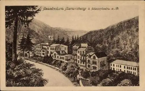 Ak Schriesheim an der Bergstraße, Sanatorium Stammberg