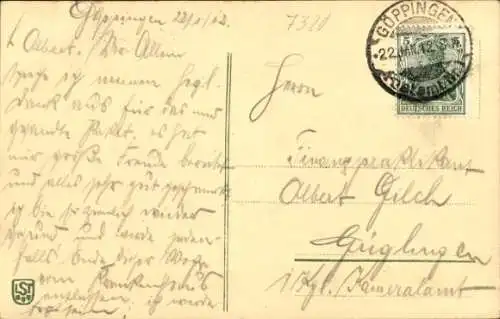 Ak Göppingen in Württemberg, Bezirkskrankenhaus