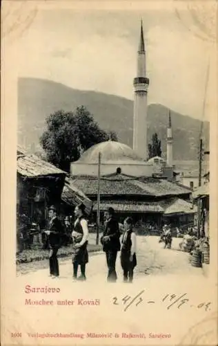 Ak Sarajevo Bosnien Herzegowina, Moschee unter Kovaci