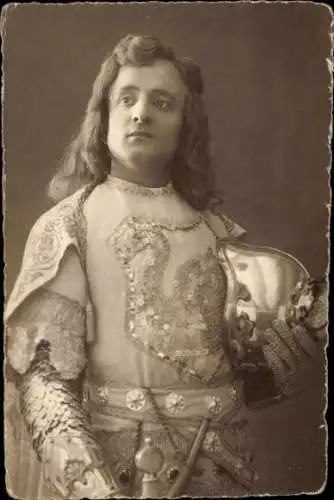 Foto Ak Schauspieler August Deuter, Theaterkostüm