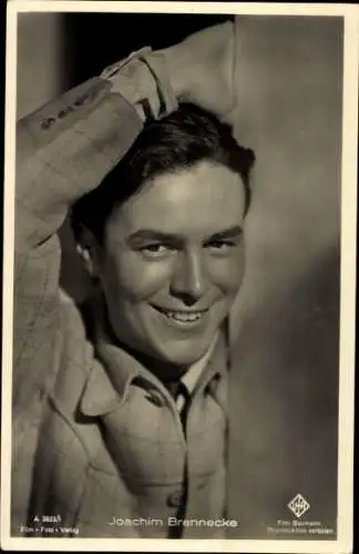 Ak Schauspieler Joachim Brennecke, Portrait, UFA Film, Film Foto Verlag A 3833/1