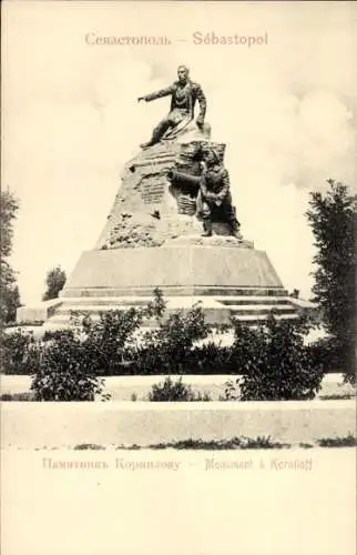 Ak Sebastopol Sewastopol Ukraine, Monument Korniloff