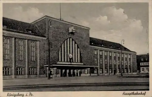 Ak Kaliningrad Königsberg Ostpreußen, Hauptbahnhof