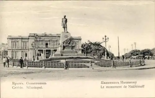 Ak Sebastopol Sewastopol Ukraine, Nachimow-Denkmal