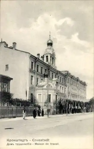 Ak Kronstadt Russland, Maison de travail