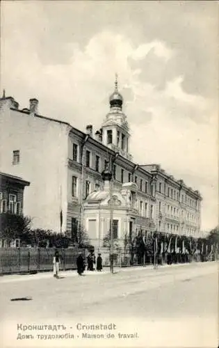 Ak Kronstadt Russland, Maison de travail