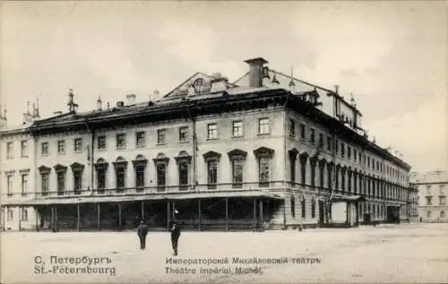 Ak Sankt Petersburg Russland, Theatre Imperial Michel