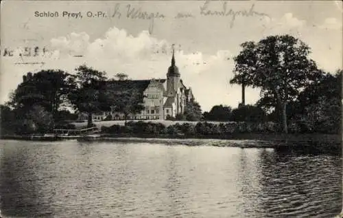 Ak Kotelnikowo Wargen in Ostpreußen, Schloss Preyl