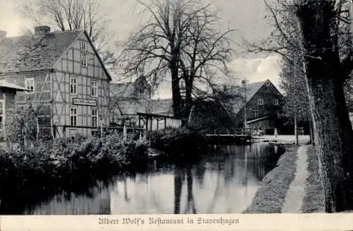 Ak Reuterstadt Stavenhagen in Mecklenburg, Restaurant