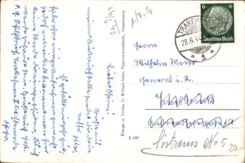 Ak Rodebach Waldkappel in Hessen, Gasthaus, Denkmal, Dorfpartie