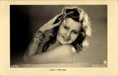 Ak Schauspielerin Lilian Harvey, Portrait