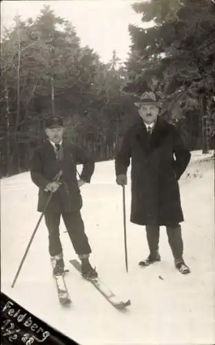 Foto Ak Skiläufer, Schnee, Winter, Feldberg 1922