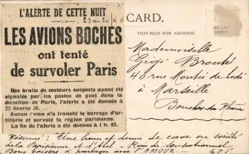 Künstler Ak Mädchen mit einem Brief, nicht vom Zensor geöffnet