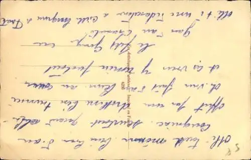 Künstler Ak En Charente, Paar in Trachten