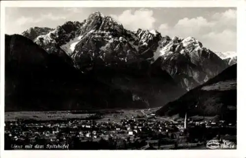 Ak Lienz in Tirol, Panorama mit dem Spitzkofel