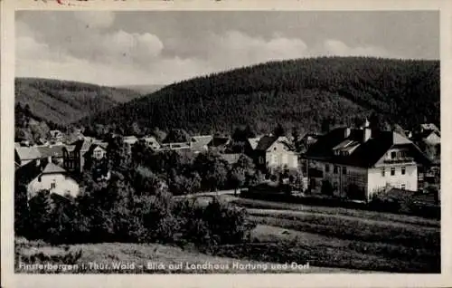 Ak Finsterbergen Friedrichroda im Thüringer Wald, Teilansicht, Landhaus Hartung