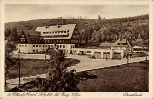 Ak Rehefeld Zaunhaus Altenberg im Erzgebirge, Hotel Grenzbaude, Haus I. Ranges