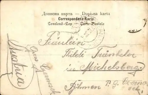 Ak Kolotanz in Bosnien, Volkstrachten