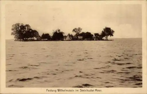 Ak Steinhude Wunstorf in Niedersachsen, Wilhelmstein im Steinhuder Meer