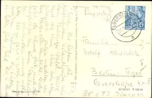 Ak Ilmenau, Gasthof Schöffenhaus Thüringer Wald