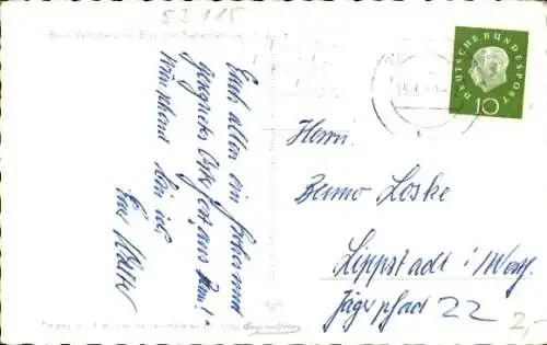 Ak Venusberg Bonn am Rhein, Gesamtansicht, Siebengebirge